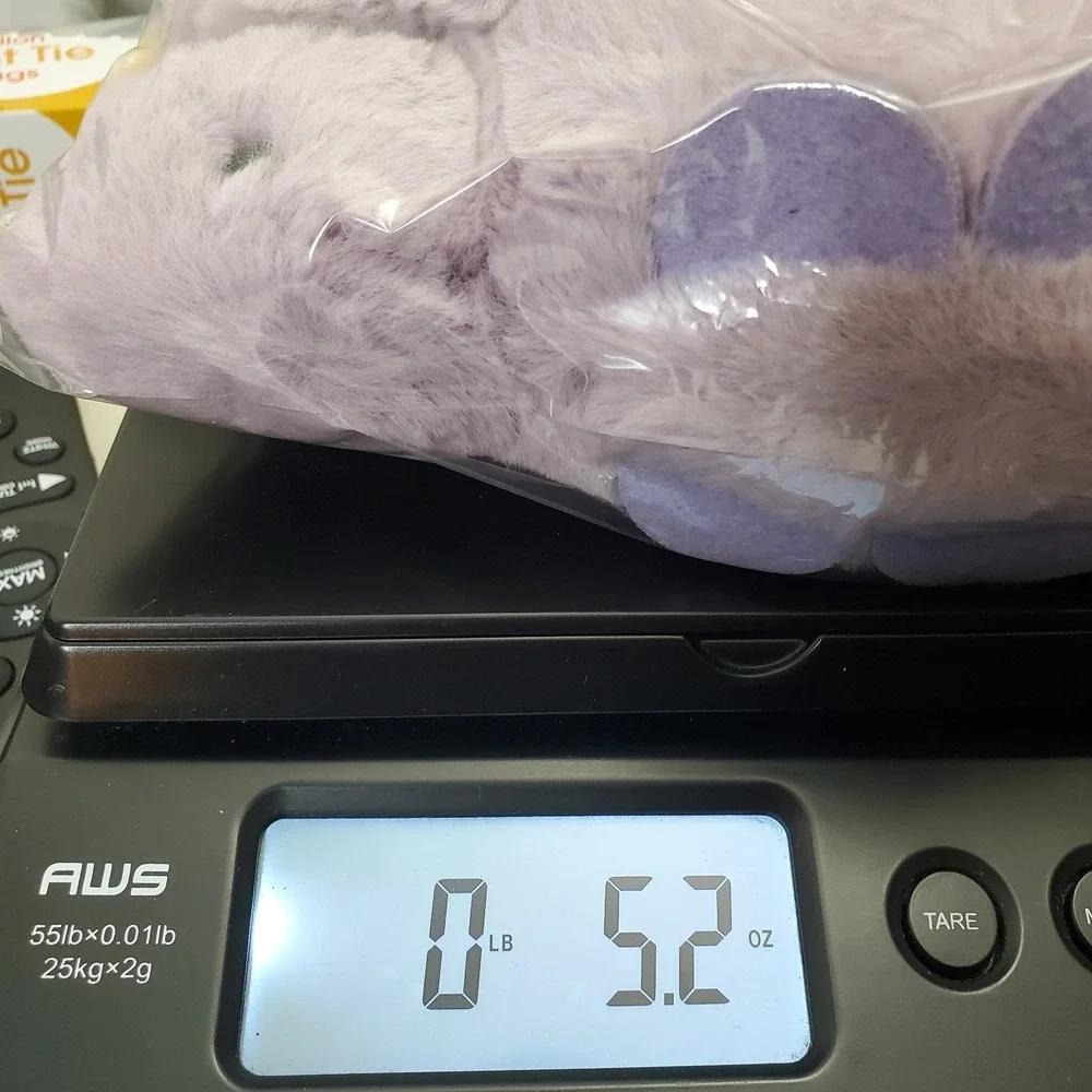 Aurora Flopsie Pink Hedgehog,  Lavender Purple Stegosaurus Dinosaur‎ Plush Lot